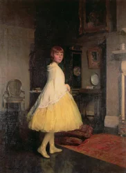 Lesley en el estudio, 1923